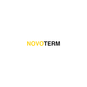 Логотип NOVOTERM — продукцію в BUDMO