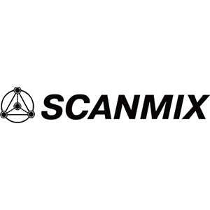 Логотип SCANMIX — продукцію в BUDMO