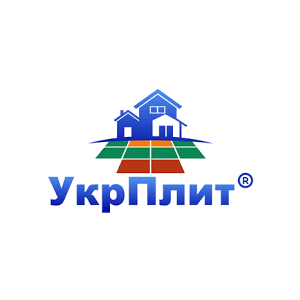 Логотип Ukrplit — продукцію в BUDMO